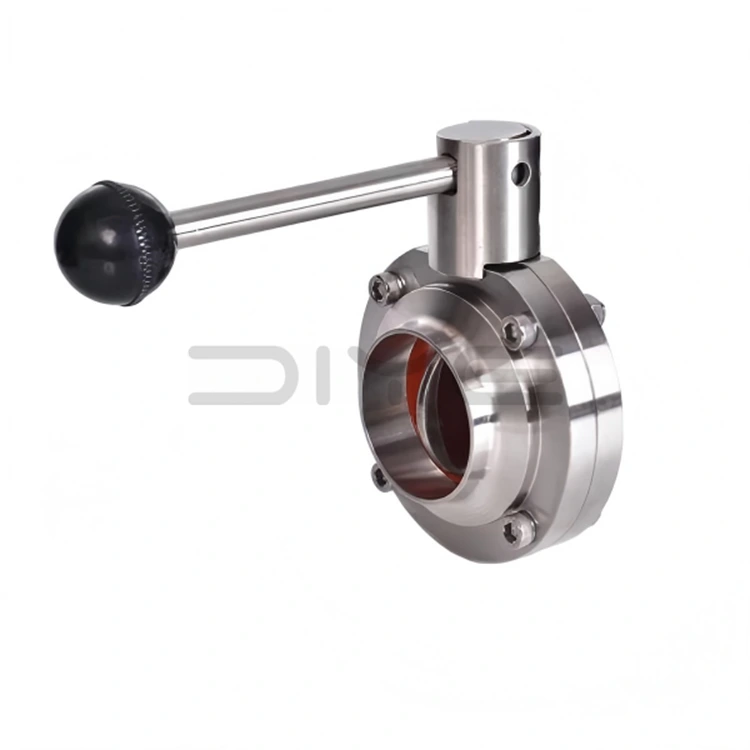 ஒளி SMS சுகாதார பட்டாம்பூச்சி வால்வு